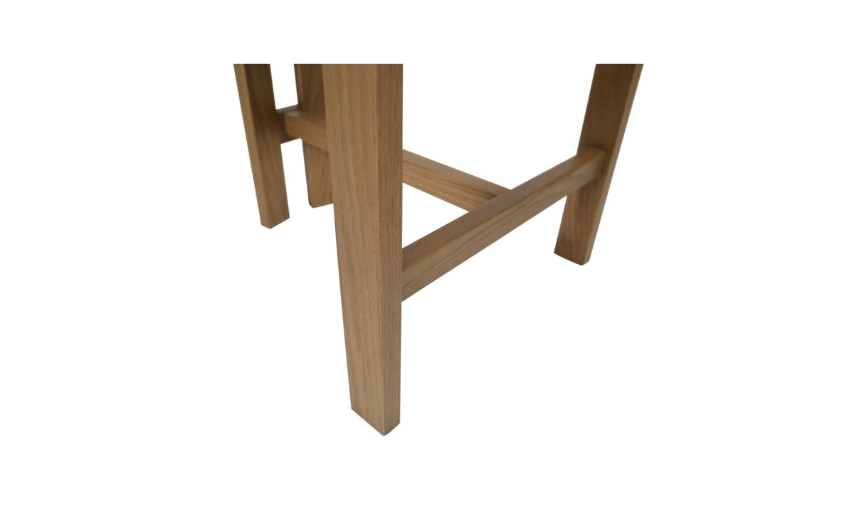 Morel Counter Stool Brown Leather by Moe's Home at Eve Furniture