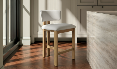 Morel Counter Stool Cream by Moe's Home at Eve Furniture