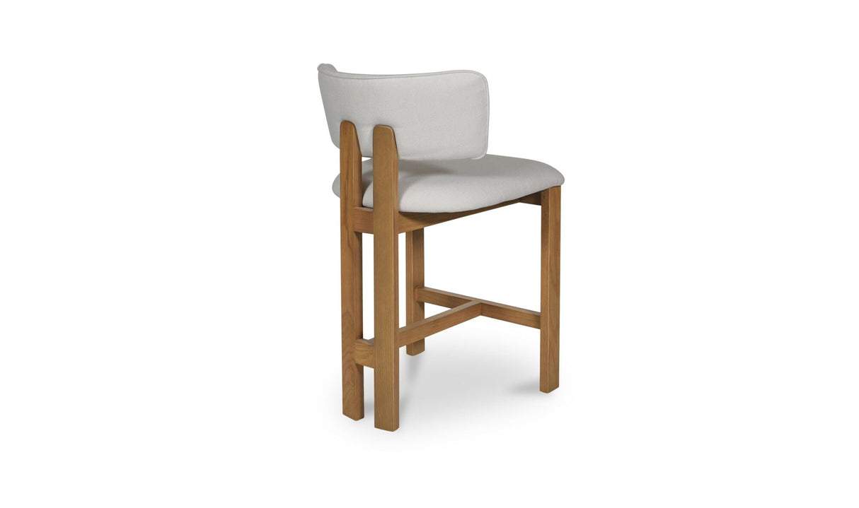 Morel Counter Stool Cream by Moe's Home at Eve Furniture