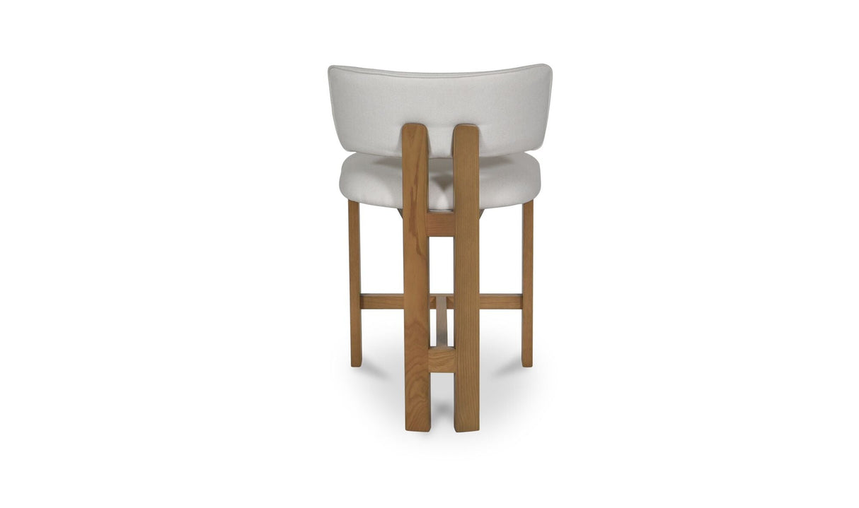 Morel Counter Stool Cream by Moe's Home at Eve Furniture