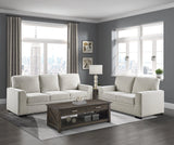 Morelia Beige Loveseat by Homelegance at Eve Furniture