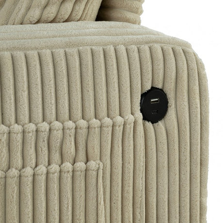 Moretaine Beige Sofa by Furniture of America at Eve Furniture