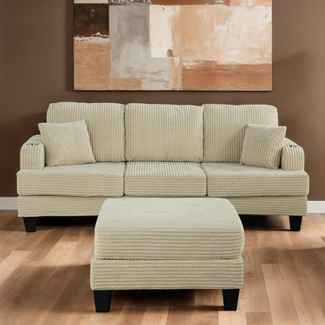 Moretaine Beige Sofa by Furniture of America at Eve Furniture
