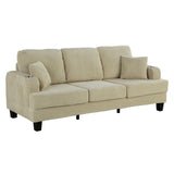 Moretaine Beige Sofa & Loveseat by Furniture of America at Eve Furniture