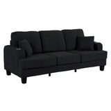 Moretaine Black Sofa by Furniture of America at Eve Furniture