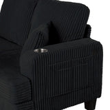 Moretaine Black Sofa by Furniture of America at Eve Furniture