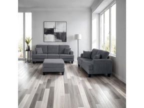 Moretaine Gray Sofa & Loveseat by Furniture of America at Eve Furniture