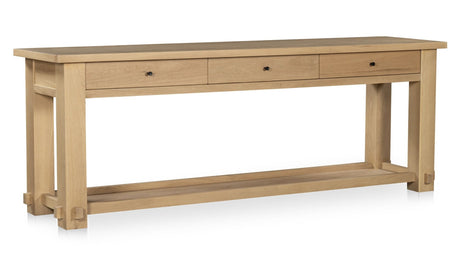 Morey Console Table Natural by Moe's Home at Eve Furniture