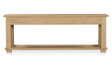 Morey Console Table Natural by Moe's Home at Eve Furniture