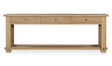 Morey Console Table Natural by Moe's Home at Eve Furniture