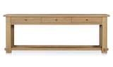 Morey Console Table Natural by Moe's Home at Eve Furniture
