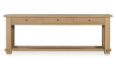 Morey Console Table Natural by Moe's Home at Eve Furniture