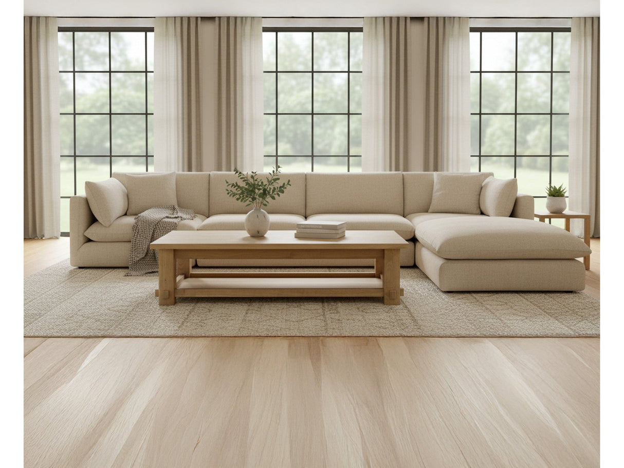 Morey Natural Coffee Table by MOES at Eve Furniture