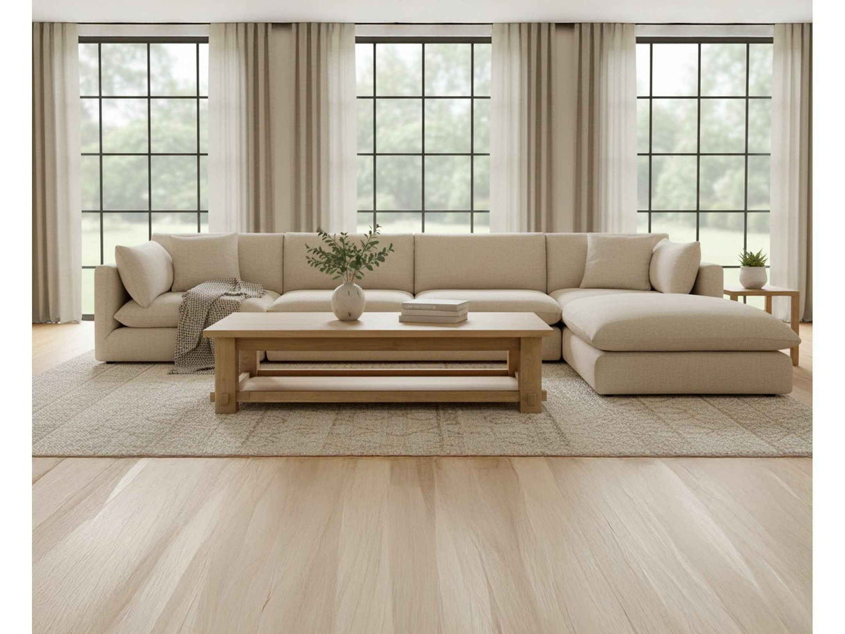 Morey Natural Coffee Table by Moe's Home at Eve Furniture
