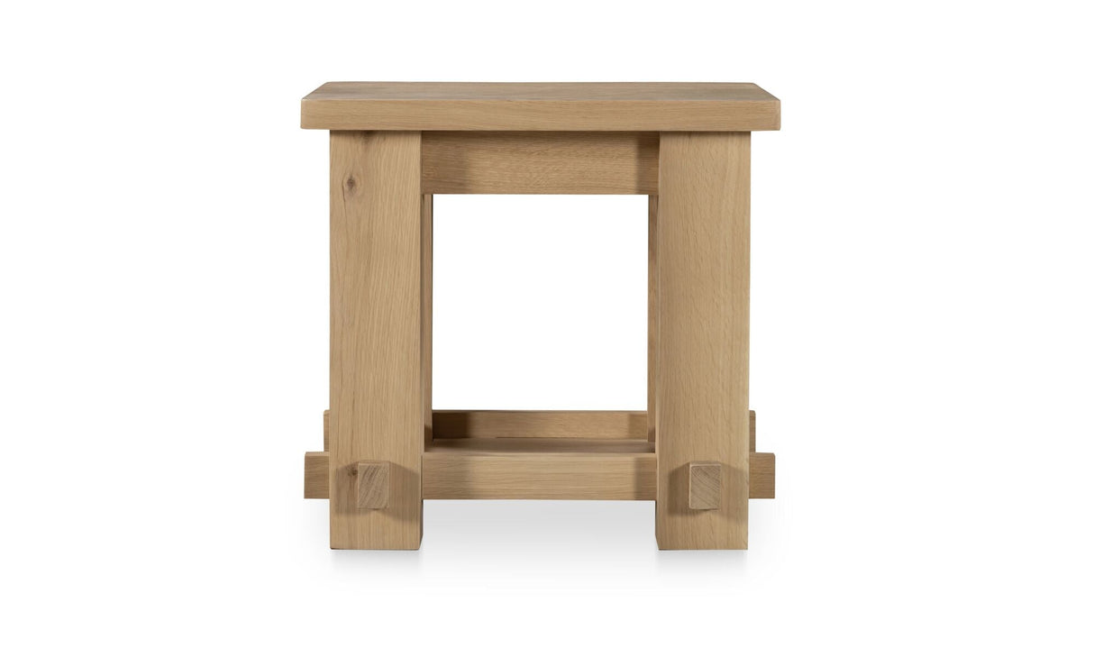 Morey Side Table Natural by Moe's Home at Eve Furniture