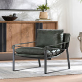 Morgan Accent Chair - Forest Green by Classic Home at Eve Furniture