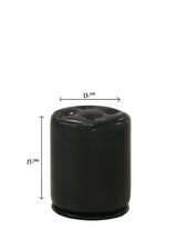 Morgan Black Round Swivel Stool by Crown Mark at Eve Furniture