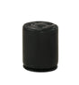 Morgan Black Round Swivel Stool by Crown Mark at Eve Furniture