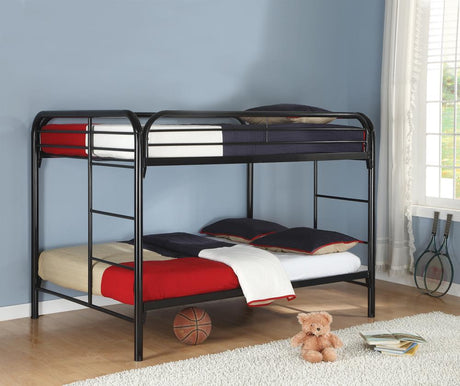 Morgan Black Full over Full Bunk Bed