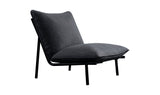 Morgan Outdoor Accent Chair Speckled Charcoal by Moe's Home at Eve Furniture