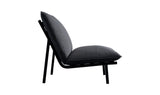 Morgan Outdoor Accent Chair Speckled Charcoal by Moe's Home at Eve Furniture