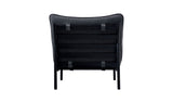 Morgan Outdoor Accent Chair Speckled Charcoal by Moe's Home at Eve Furniture