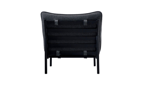 Morgan Outdoor Accent Chair Speckled Charcoal by Moe's Home at Eve Furniture