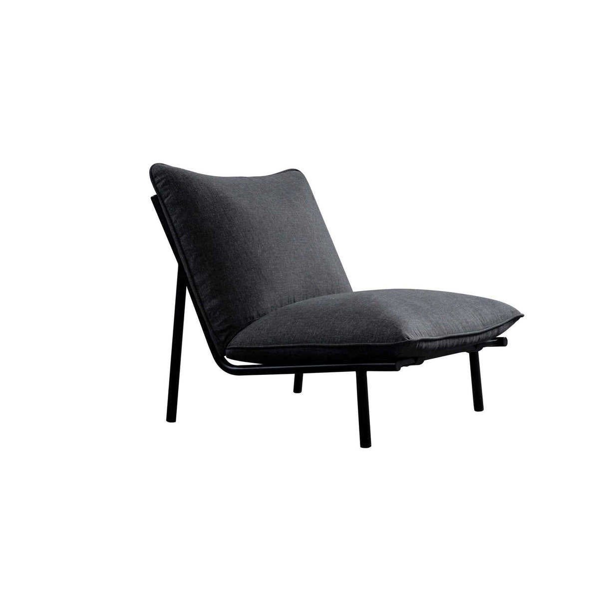 Morgan Speckled Charcoal Outdoor Accent Chair by Moe's Home at Eve Furniture
