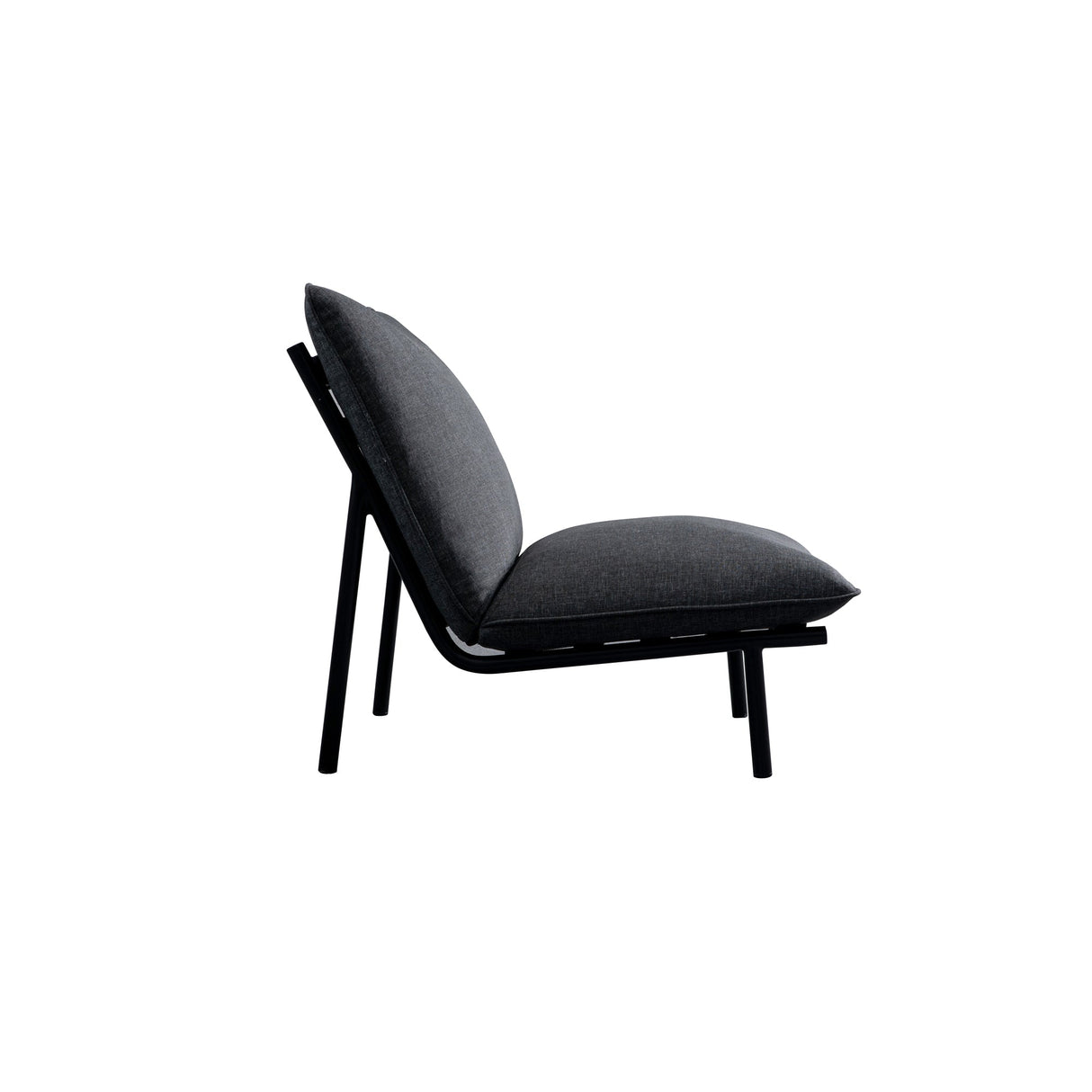 Morgan Speckled Charcoal Outdoor Accent Chair by Moe's Home at Eve Furniture
