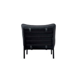 Morgan Speckled Charcoal Outdoor Accent Chair by Moe's Home at Eve Furniture
