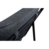 Morgan Speckled Charcoal Outdoor Accent Chair by Moe's Home at Eve Furniture