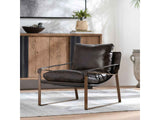 Morgan Truffle Brown Accent Chair by Classic Home at Eve Furniture