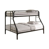 Morgan Black Twin over Full Bunk Bed