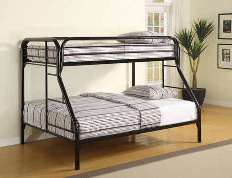 Morgan Black Twin over Full Bunk Bed