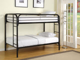 Morgan Black Twin over Twin Bunk Bed