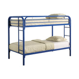 Morgan Blue Twin over Twin Bunk Bed