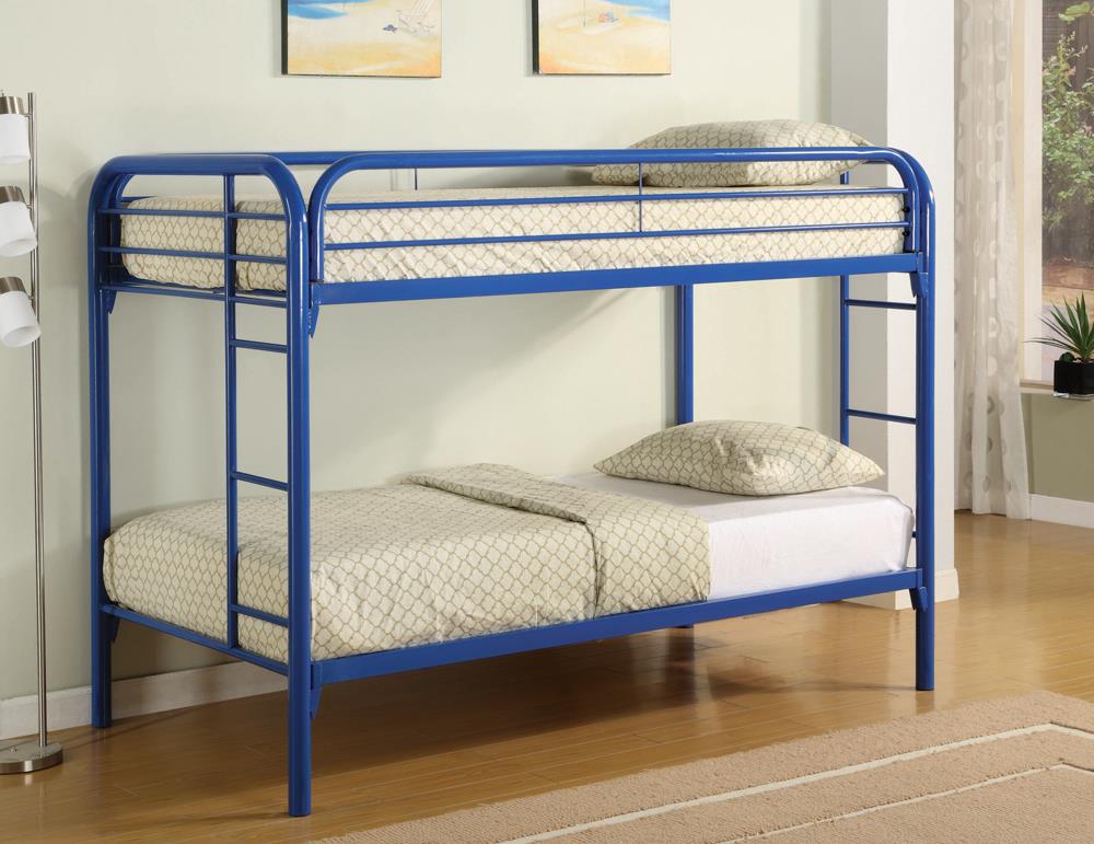 Morgan Blue Twin over Twin Bunk Bed