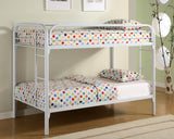 Morgan White Twin over Twin Bunk Bed