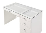 Morgan White Vanity Set w/LED Mirror
