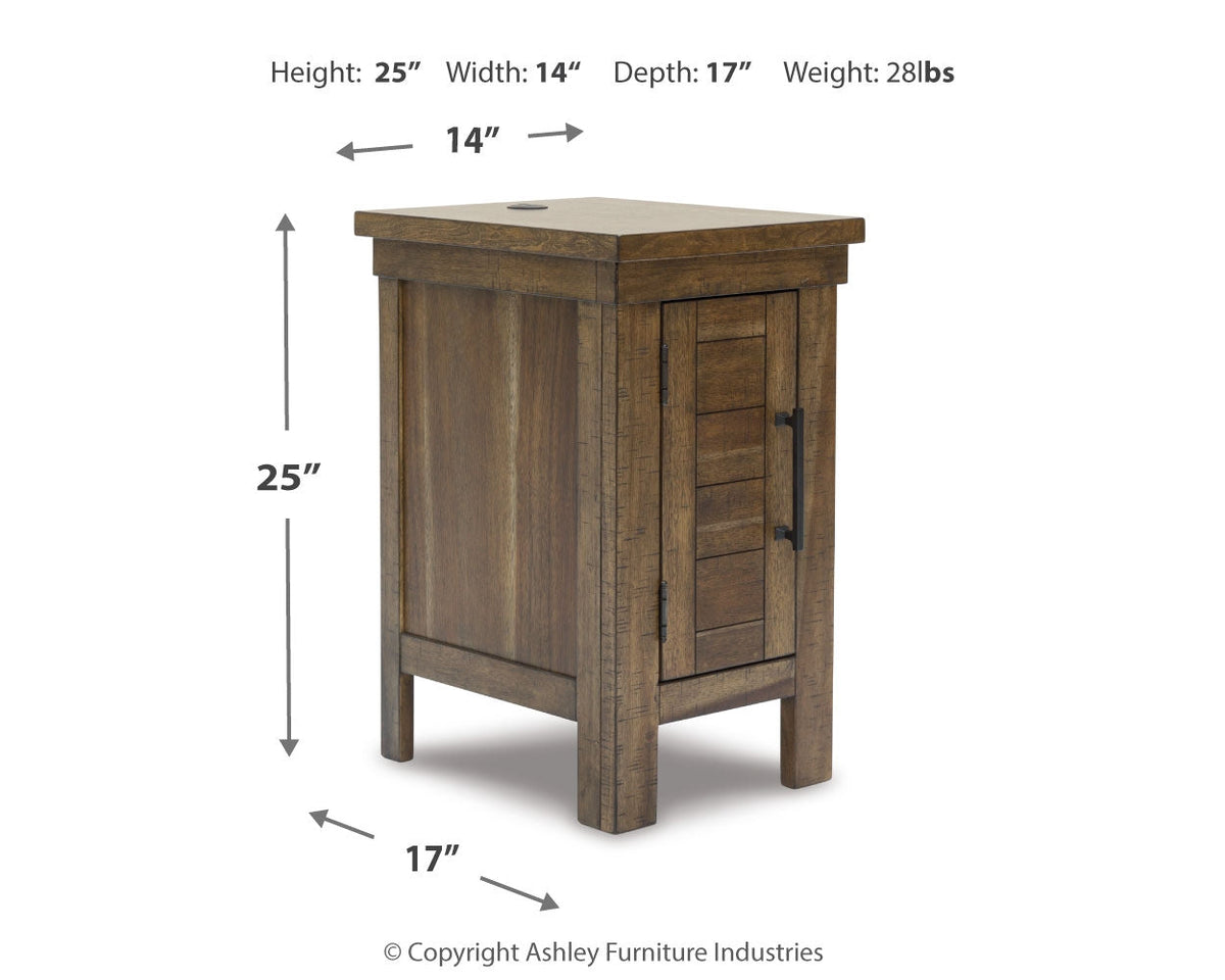 Moriville Coffee Table with 2 End Tables in Grayish Brown by Ashley at Eve Furniture