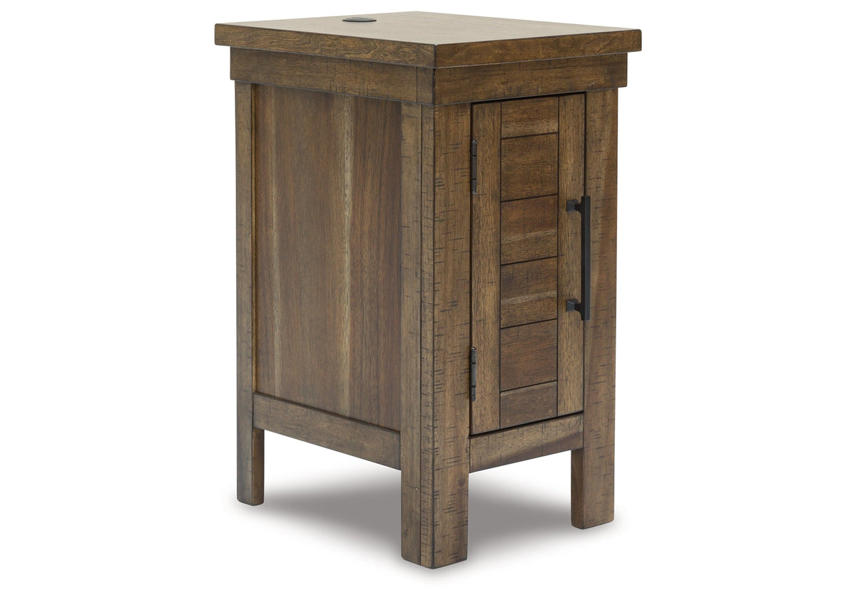 Moriville Coffee Table with 2 End Tables in Grayish Brown by Ashley at Eve Furniture