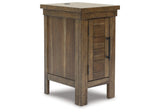 Moriville Coffee Table with 2 End Tables in Grayish Brown by Ashley at Eve Furniture