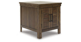 Moriville Coffee Table with 2 End Tables in Grayish Brown by Ashley at Eve Furniture