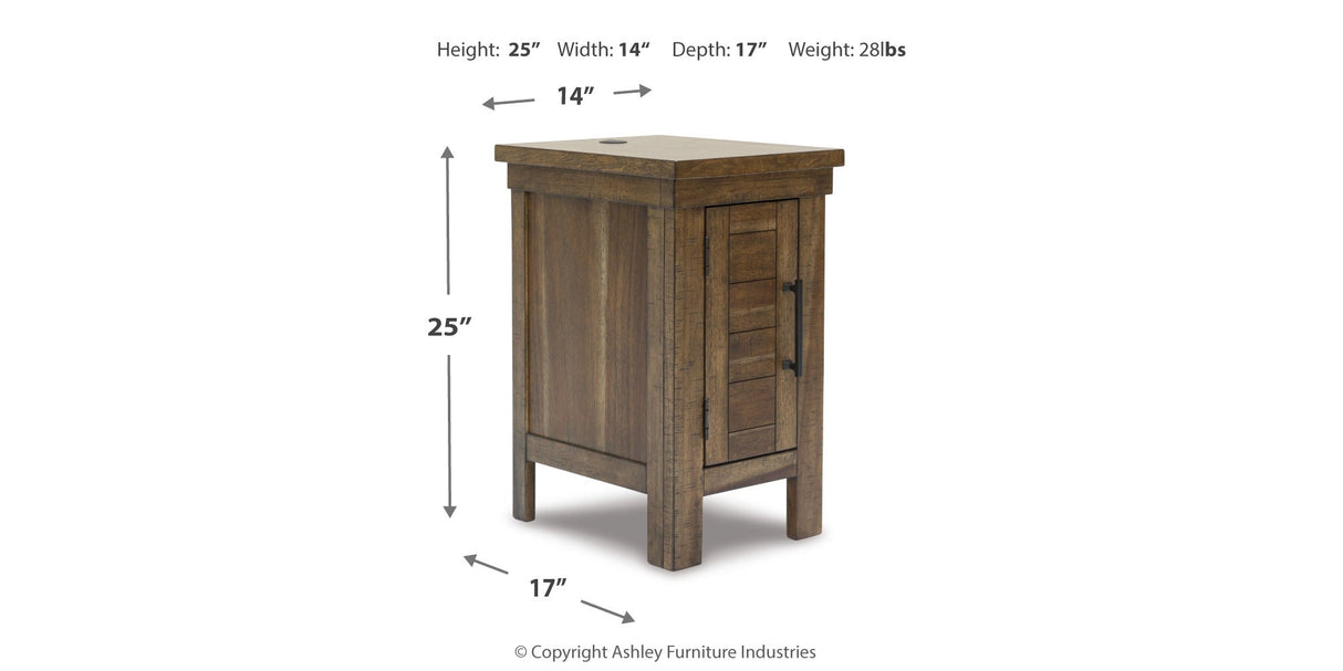 Moriville Coffee Table with 2 End Tables in Grayish Brown by Ashley at Eve Furniture