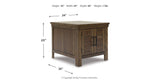Moriville Coffee Table with 2 End Tables in Grayish Brown by Ashley at Eve Furniture