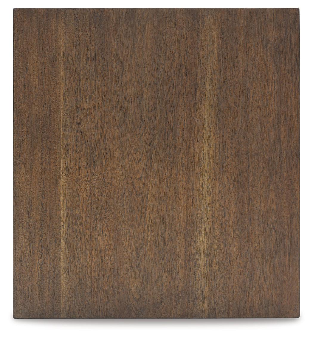 Moriville Coffee Table with 2 End Tables in Grayish Brown by Ashley at Eve Furniture