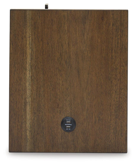 MORIVILLE Grayish Brown Chairside End Table by Ashley at Eve Furniture