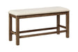 Moriville Grayish Brown Counter Height Bench by Ashley at Eve Furniture