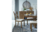 Moriville Grayish Brown Dining Extension Table by Ashley at Eve Furniture