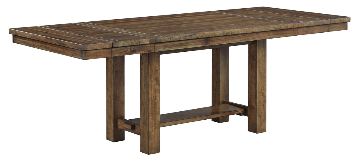 Moriville Grayish Brown Dining Extension Table by Ashley at Eve Furniture